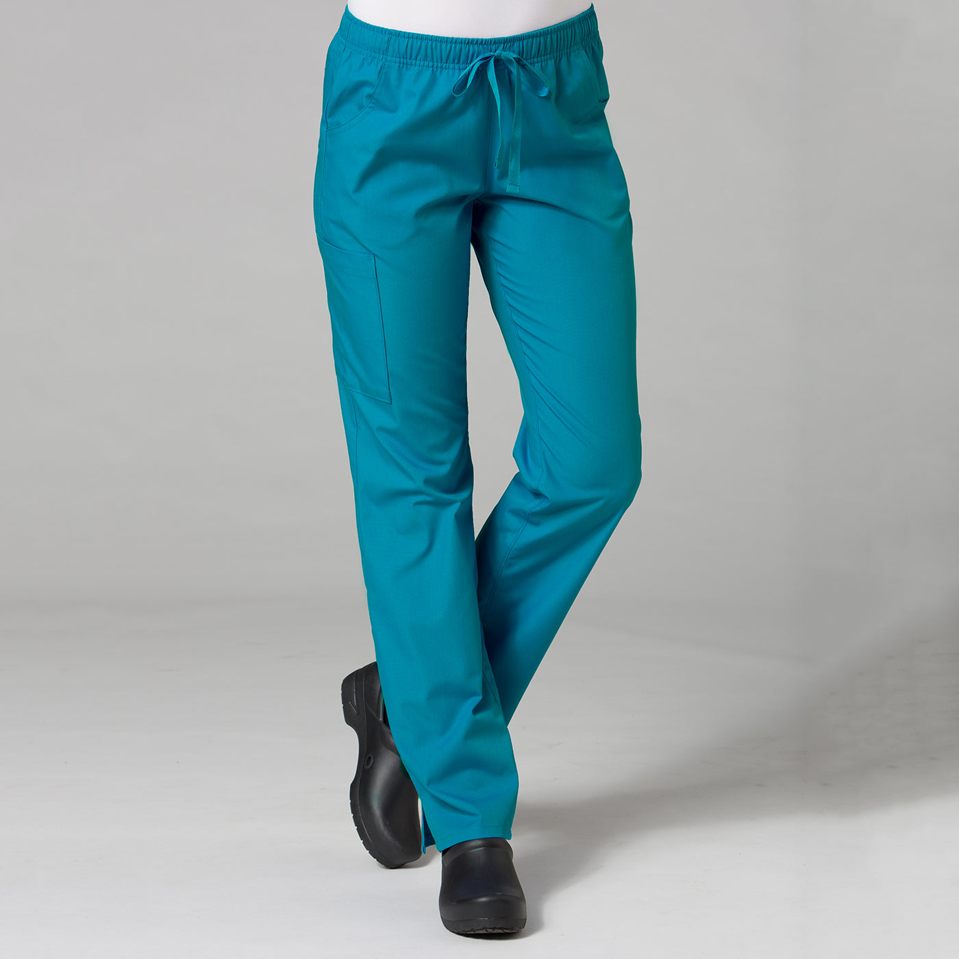 Teal - Maevn Red Panda Full Elastic Cargo Pant