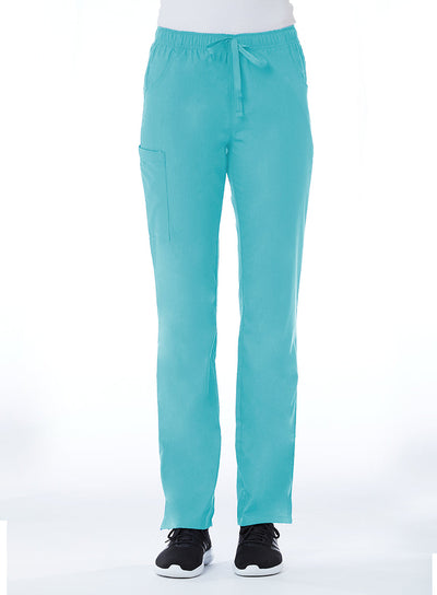 Turquoise - Maevn Red Panda Full Elastic Cargo Pant