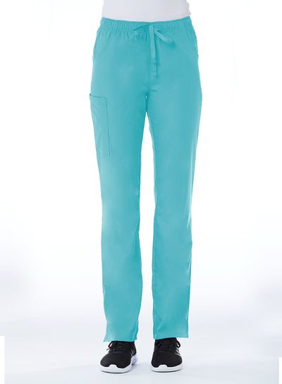 Turquoise - Maevn Red Panda Full Elastic Cargo Pant