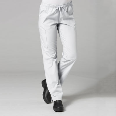 White - Maevn Red Panda Full Elastic Cargo Pant