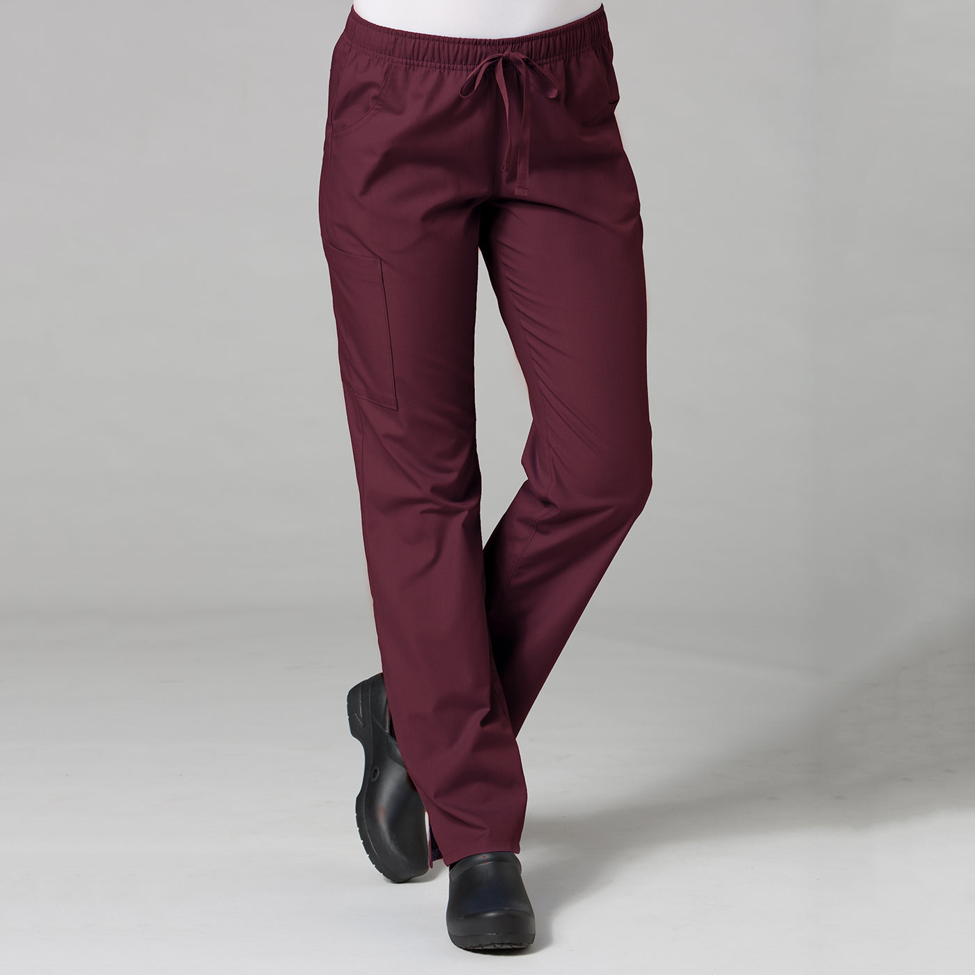 Wine - Maevn Red Panda Full Elastic Cargo Pant
