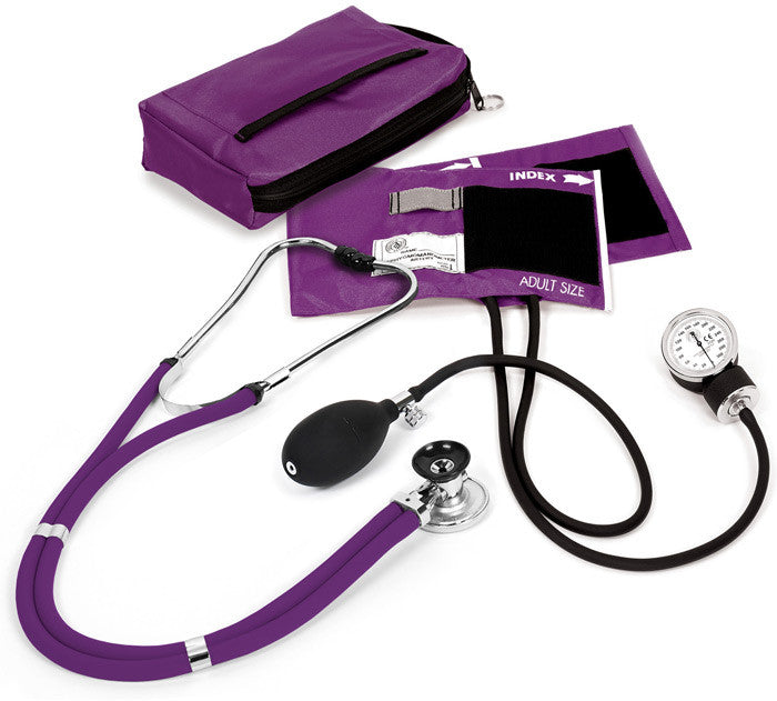 Purple - Prestige Medical Aneroid Sphygmomanometer/Sprague-Rappaport Kit