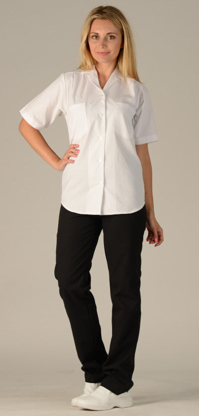 White - Avida Ladies' Cook Shirt