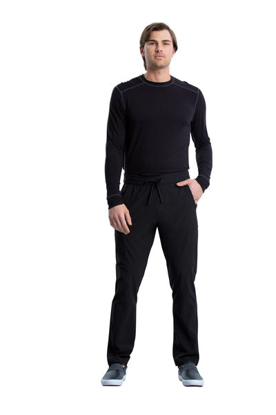 Black - Cherokee iFlex Men's Drawstring Cargo Pant