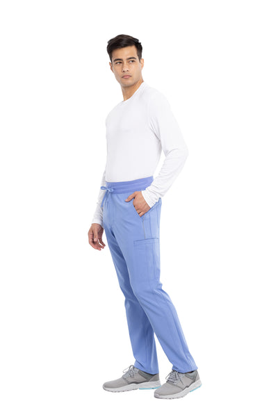 Ciel Blue - Cherokee iFlex Men's Drawstring Cargo Pant