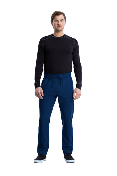 Navy - Cherokee iFlex Men's Drawstring Cargo Pant