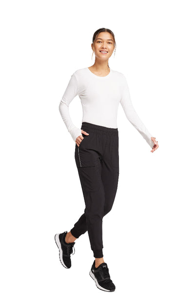 Black - Cherokee Infinity Mid Rise Jogger Pant