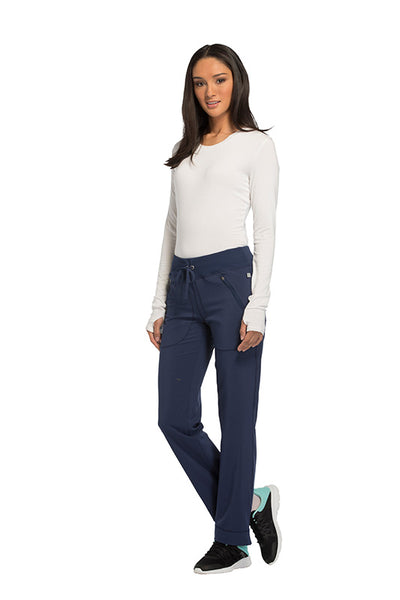 Navy - Cherokee Infinity Mid Rise Drawstring Pant