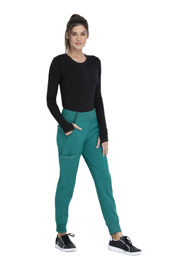 Hunter Green - Cherokee Infinity Mid Rise Jogger Pant