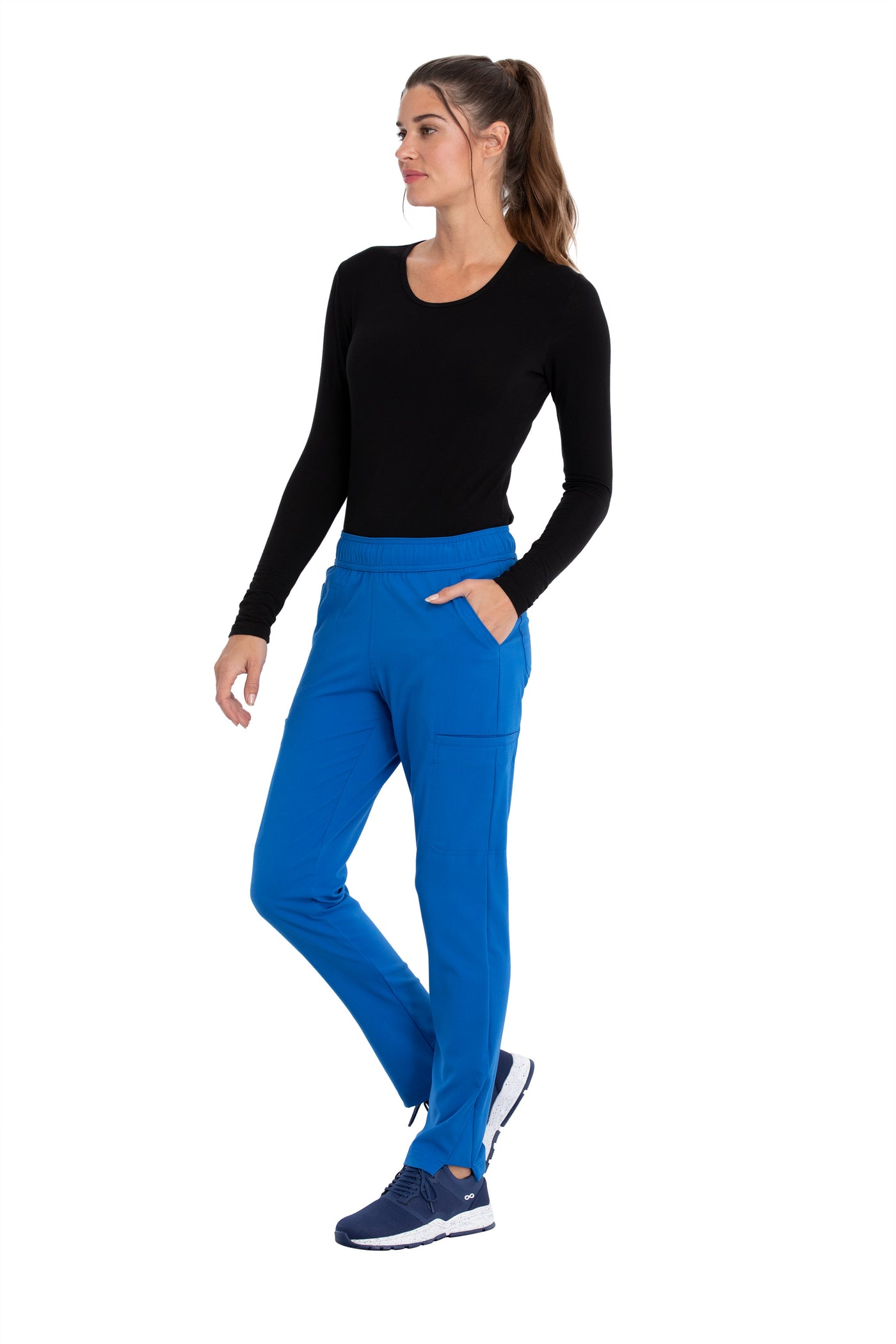 Royal - Cherokee Euphoria Mid Rise Drawstring Pant