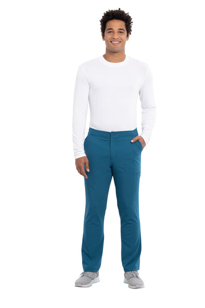 Caribbean Blue - Cherokee Euphoria Men's Fly Front Cargo Pant