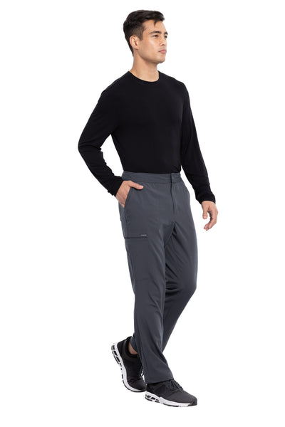Pewter - Cherokee Euphoria Men's Fly Front Cargo Pant