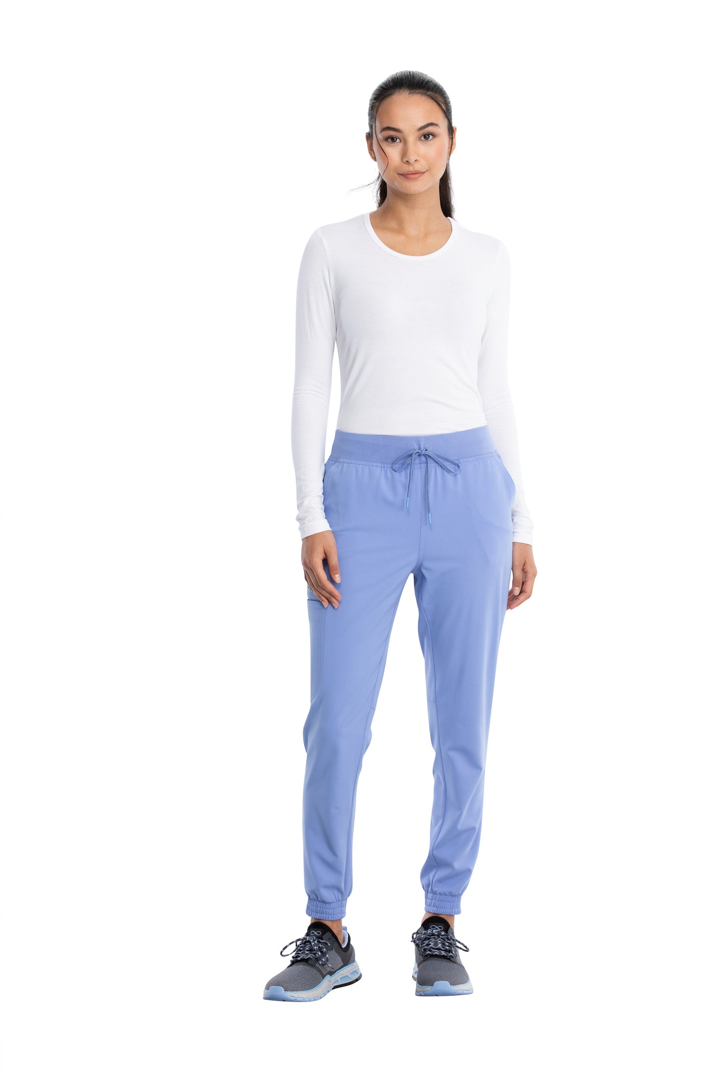 Ciel Blue - Cherokee Euphoria Mid Rise Jogger