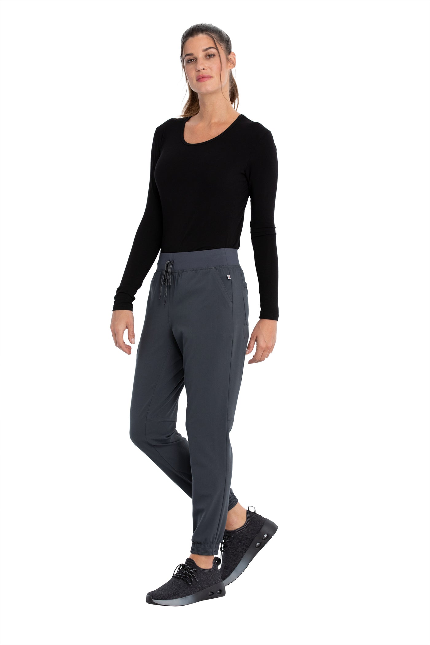 Pewter - Cherokee Euphoria Mid Rise Jogger
