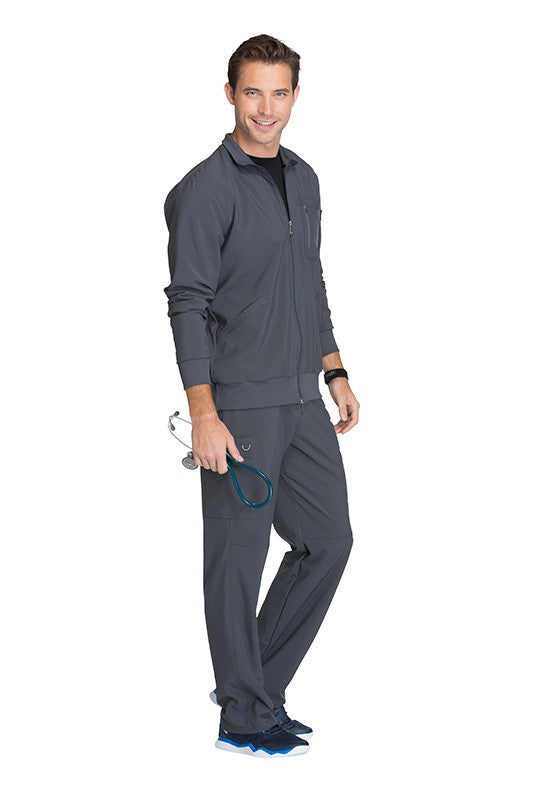 Pewter - Cherokee Infinity Men's Zip Front Jacket