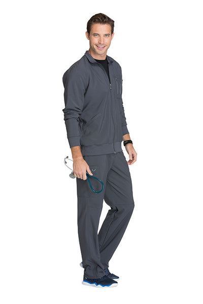 Pewter - Cherokee Infinity Men's Zip Front Jacket