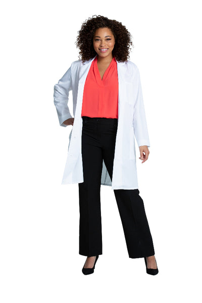 White - Project Lab by Cherokee 37" Women's Lab Coat