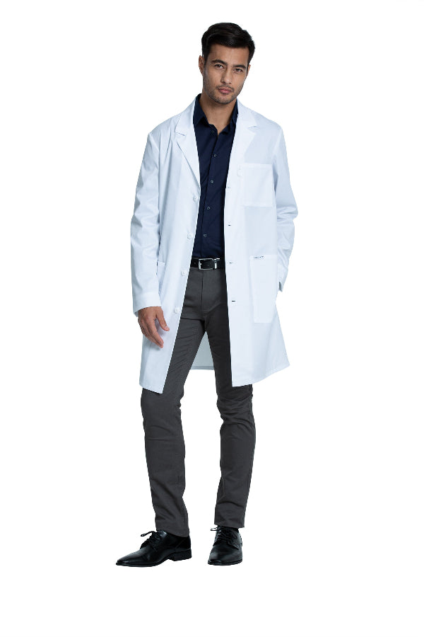 White - Project Lab by Cherokee 38" Unisex Lab Coat