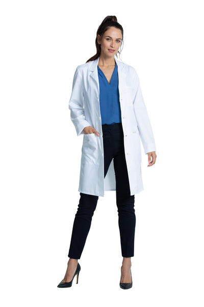 White - Project Lab by Cherokee 38" Unisex Lab Coat