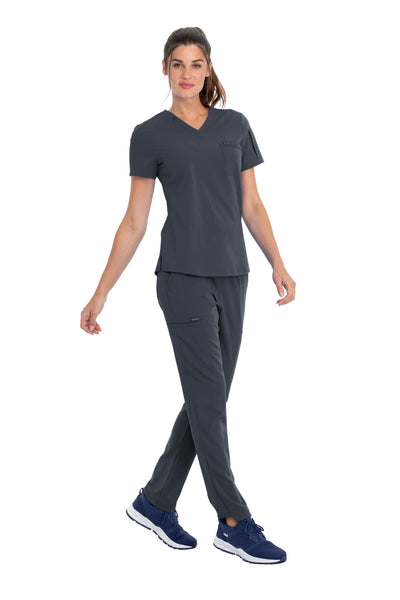 Pewter - Cherokee Euphoria V-Neck Top
