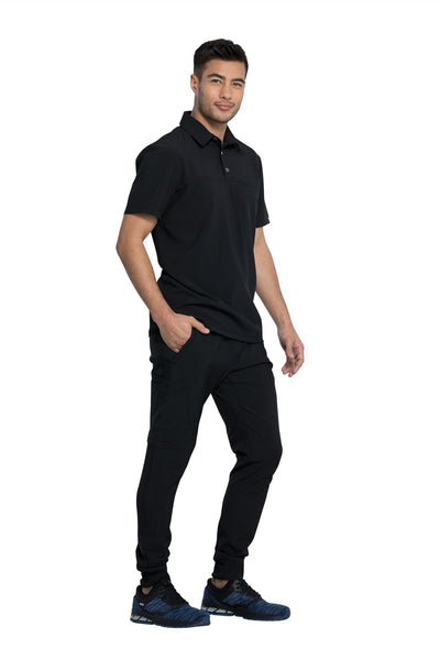 Black - Cherokee Infinity Men's Polo Top