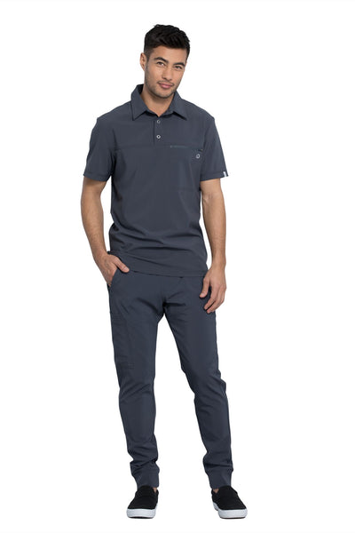 Pewter - Cherokee Infinity Men's Polo Top