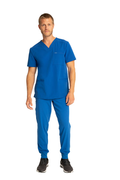 Royal - Cherokee Euphoria Men's V-Neck Top