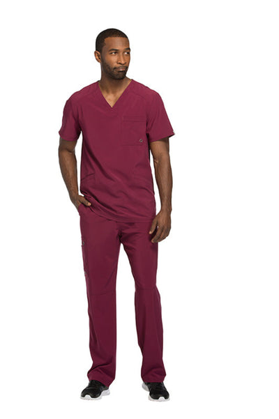 Wine - Cherokee Infinity Men's V-Neck Top