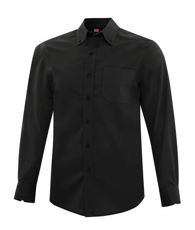 Black - Coal Harbour Men's Long Sleeve Work Shirt