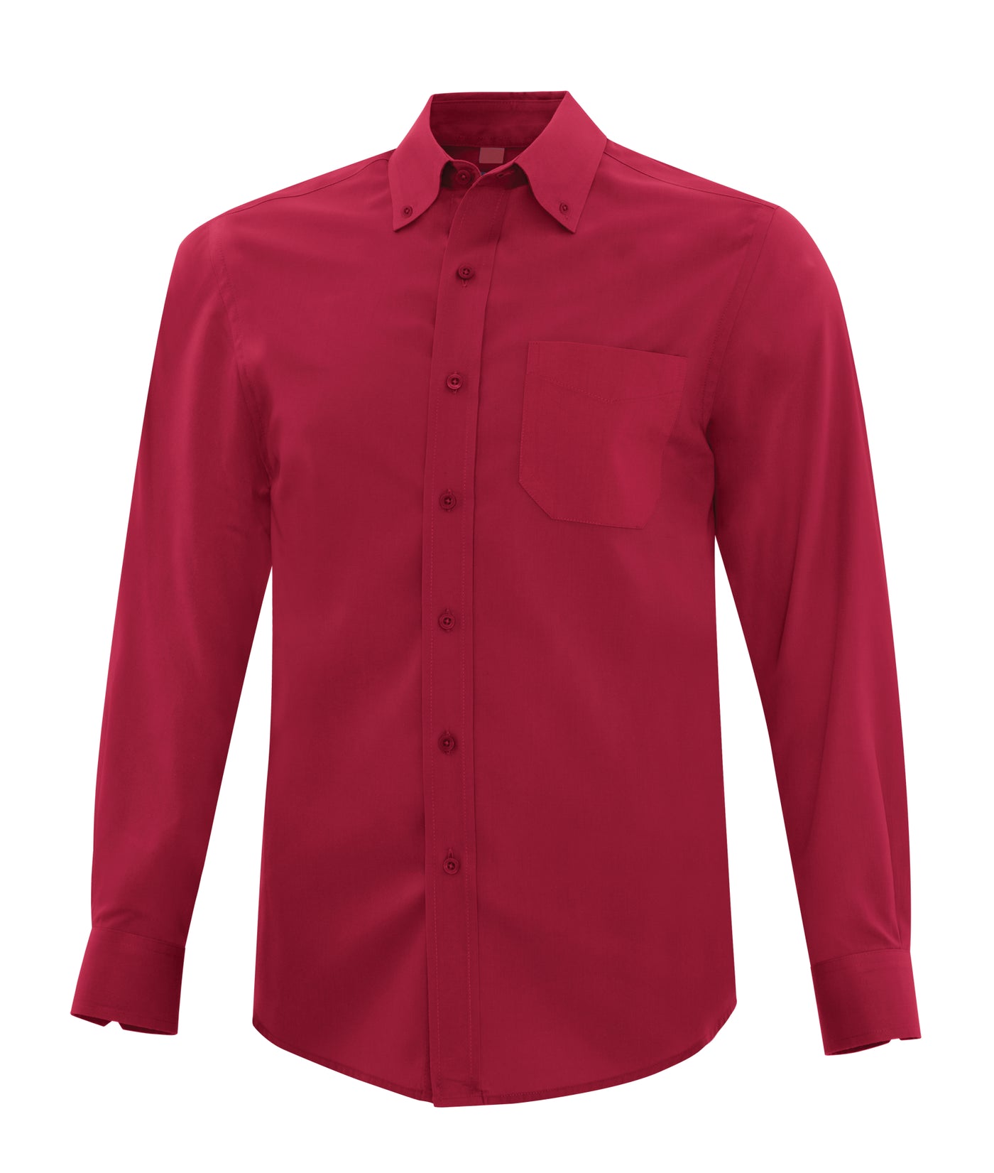 Rich Red - Coal Harbour Men's Long Sleeve Work Shirt