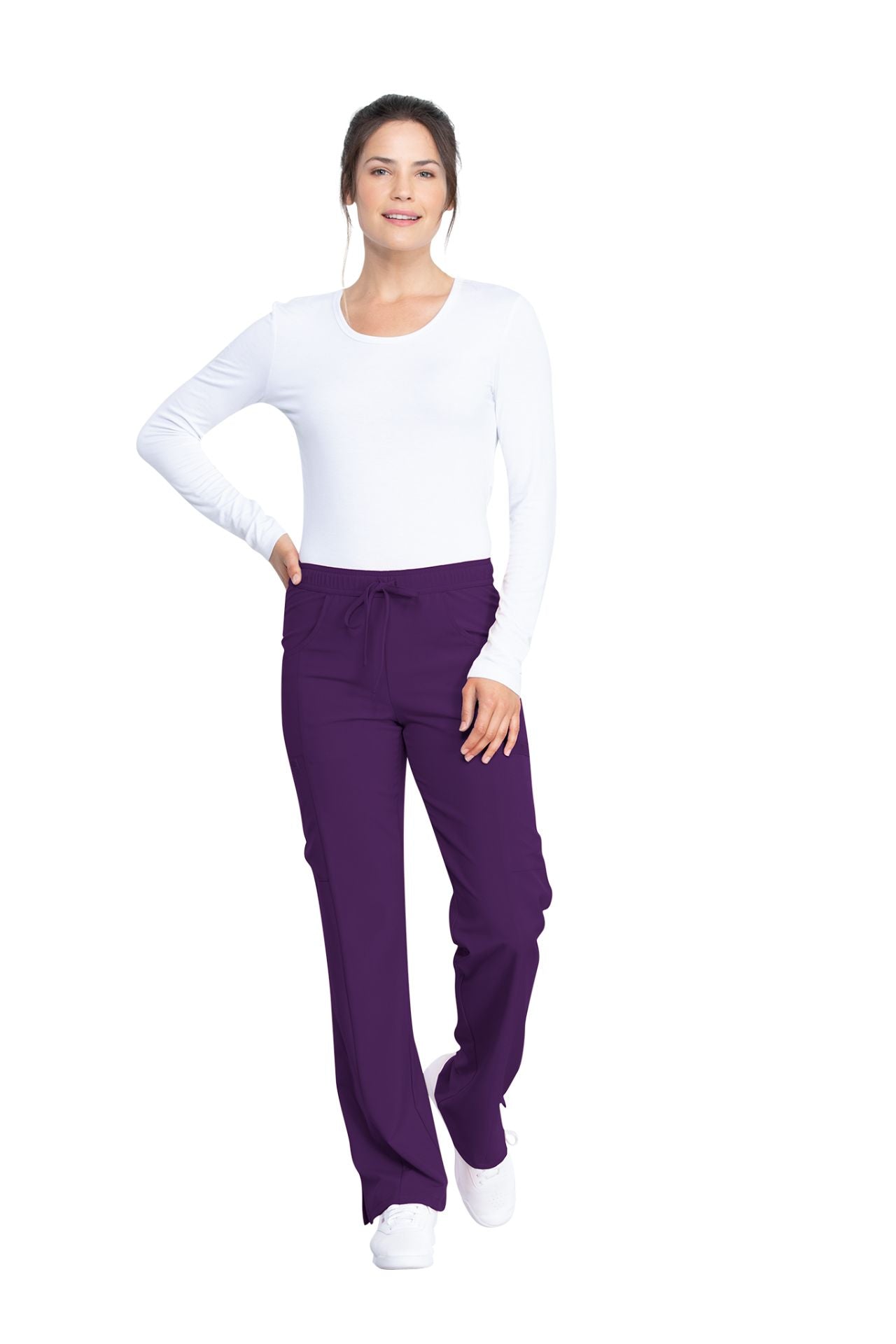 Eggplant - Dickies EDS Essentials Mid Rise Drawstring Pant