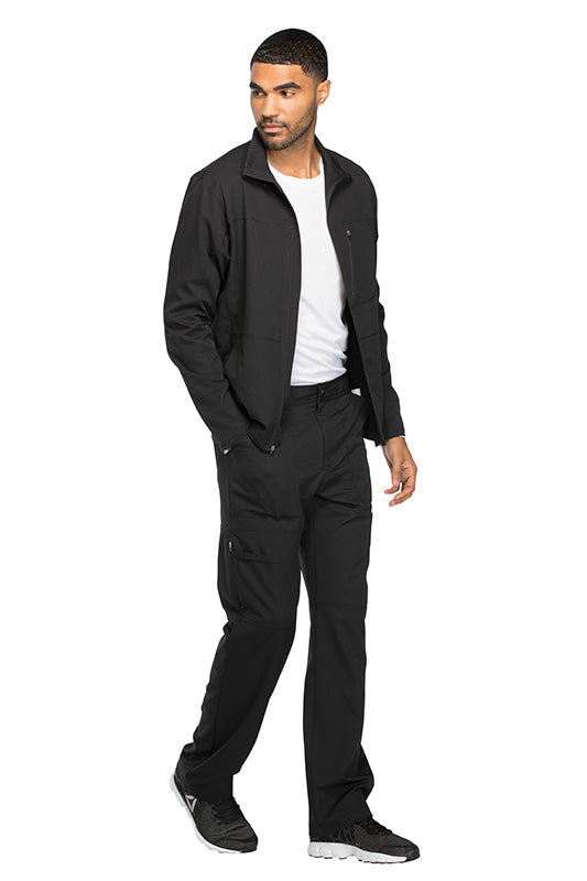 Black - Dickies Dynamix Men's Zip Front Warm Up Jacket