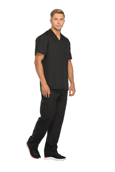 Black - Dickies Dynamix Men's V-Neck Top