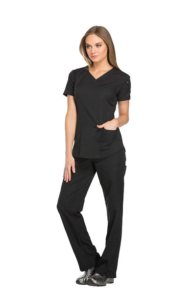 Black - Dickies Dynamix V-Neck Top