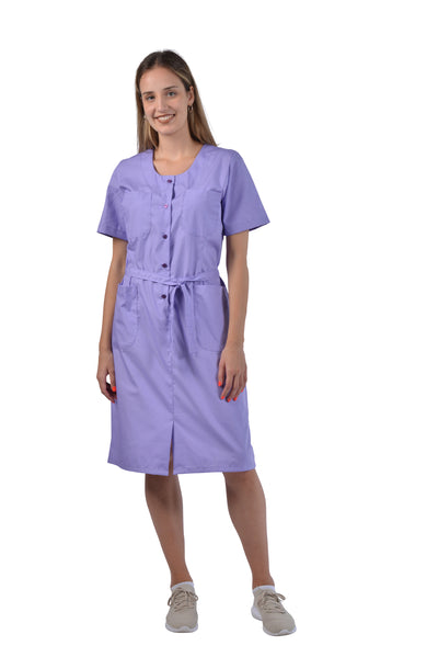 Lavender - Avida Shift Scrub Dress