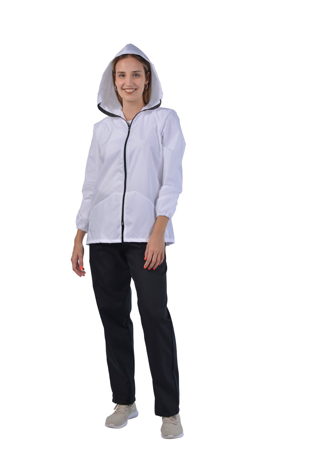 White - Avida Hooded Jacket