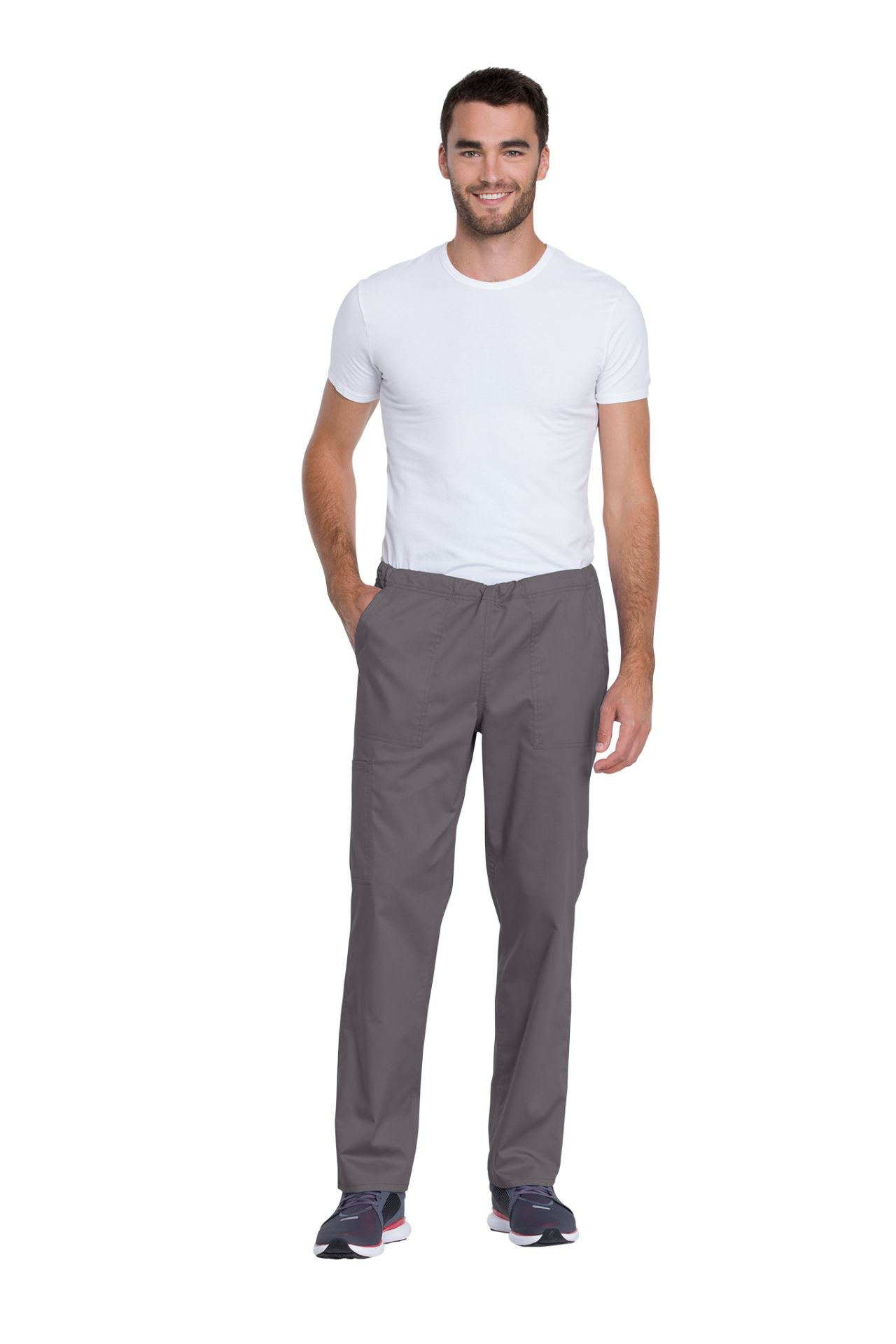 Pewter - Genuine Dickies Industrial Strength Unisex Mid Rise Drawstring Pant