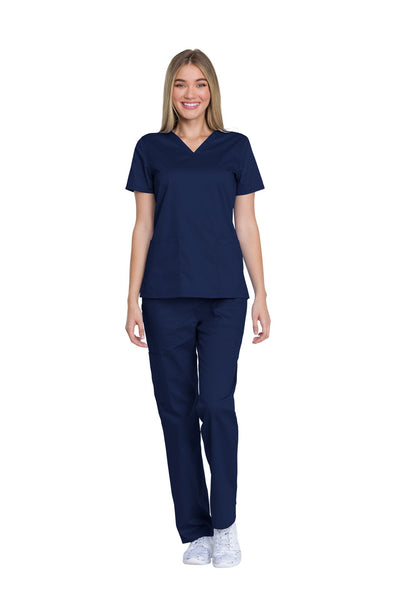 Navy - Genuine Dickies Industrial Strength V-Neck Top