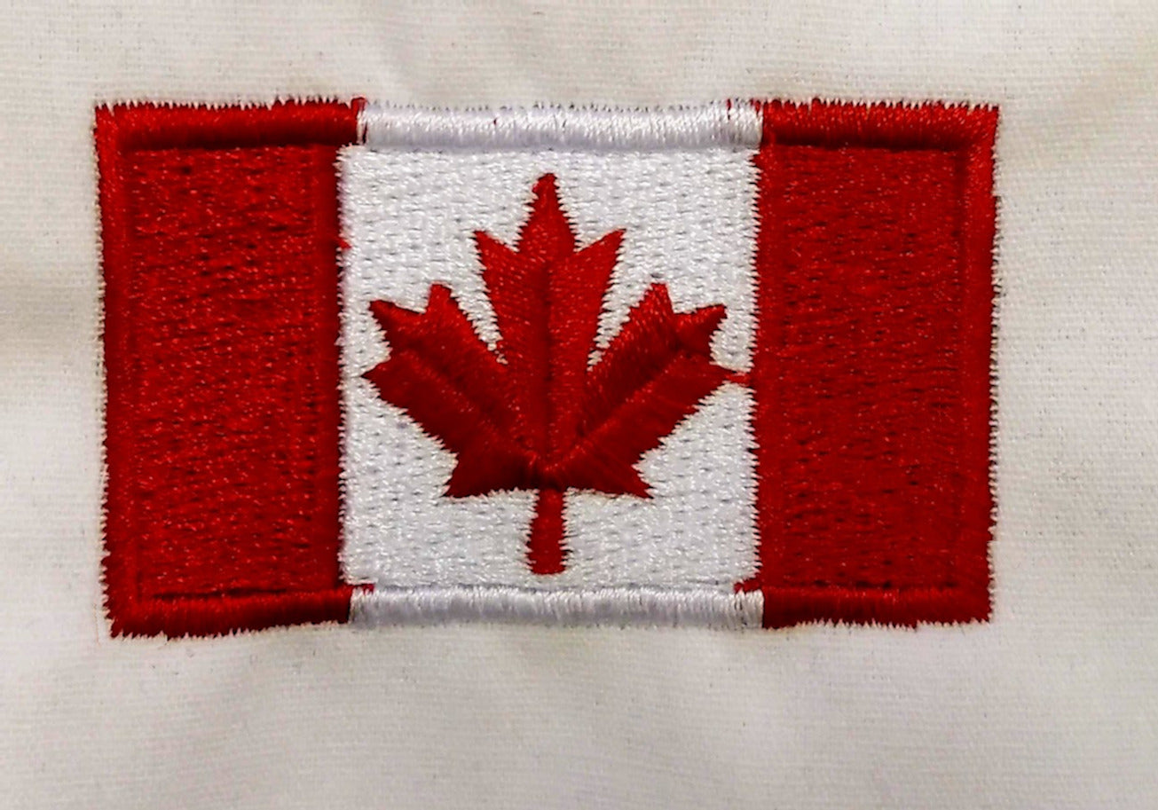 Canadian Flag Embroidery