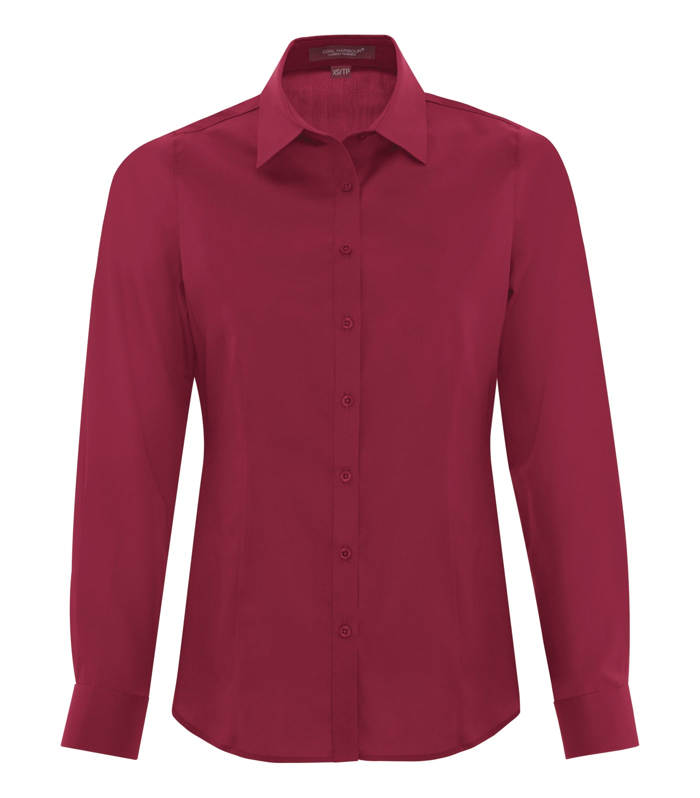 Rich Red - Coal Harbour Women's Long Sleeve Work Shirt