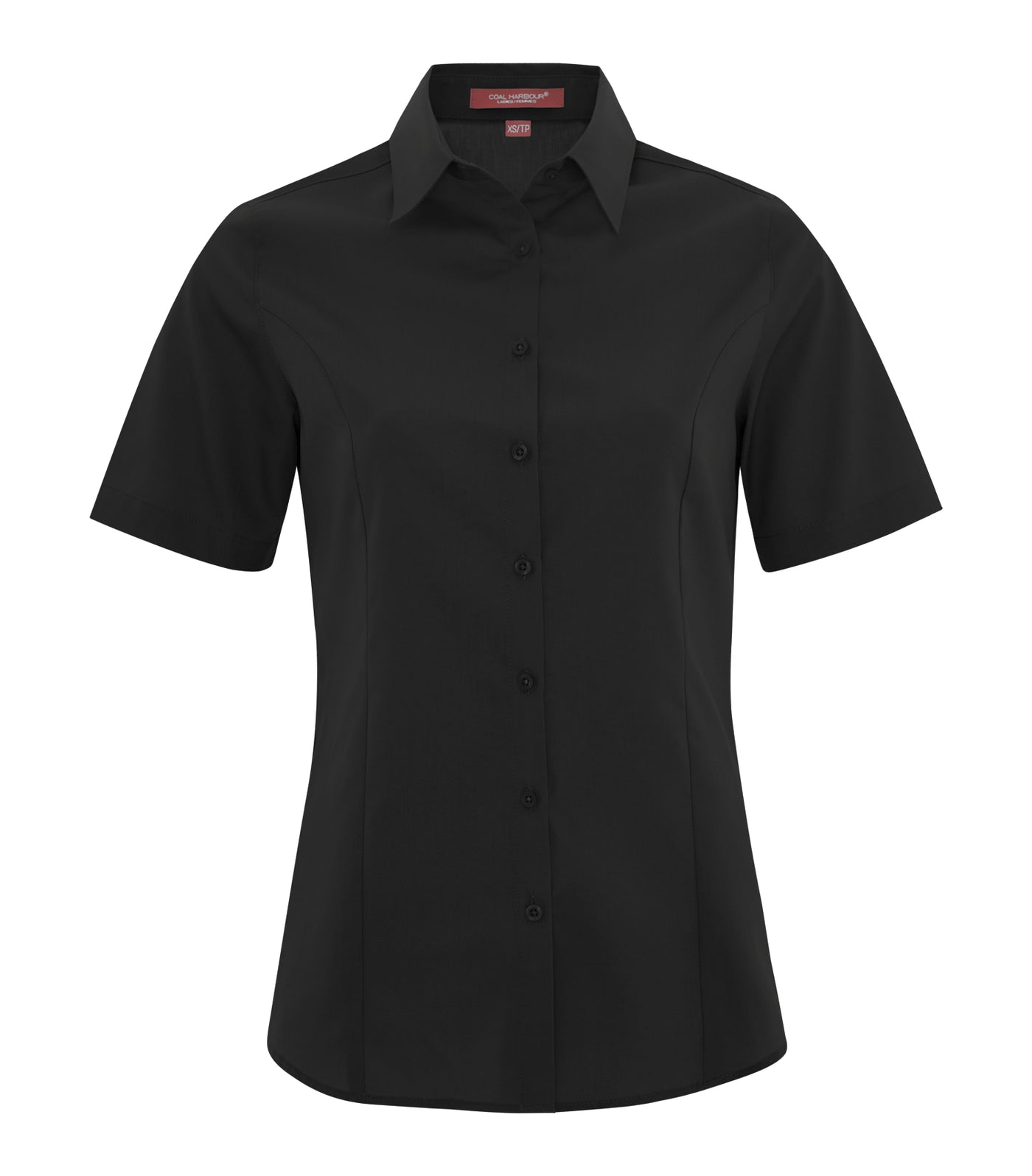 Black - Coal Harbour Women's Short Sleeve Work Shirt