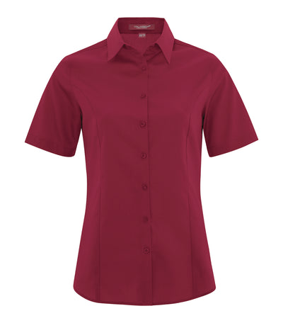 Rich Red - Coal Harbour Women's Short Sleeve Work Shirt