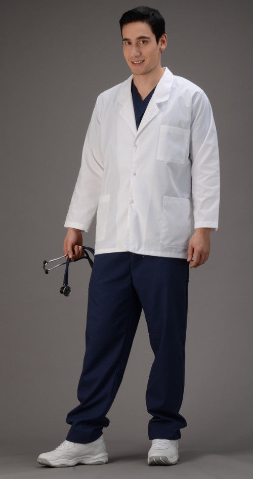 White - Avida Lab Coats Unisex Consultation Coat