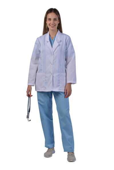 White - Avida Lab Coats 30" Women's Lab Coat