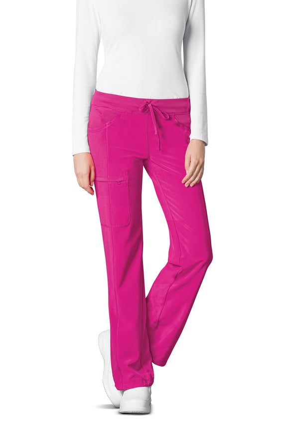 Carmine Pink - Cherokee Infinity Drawstring Pant