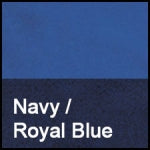 Navy with Royal Blue Yoke - Premium Uniforms Contrast Yoke Coveralls