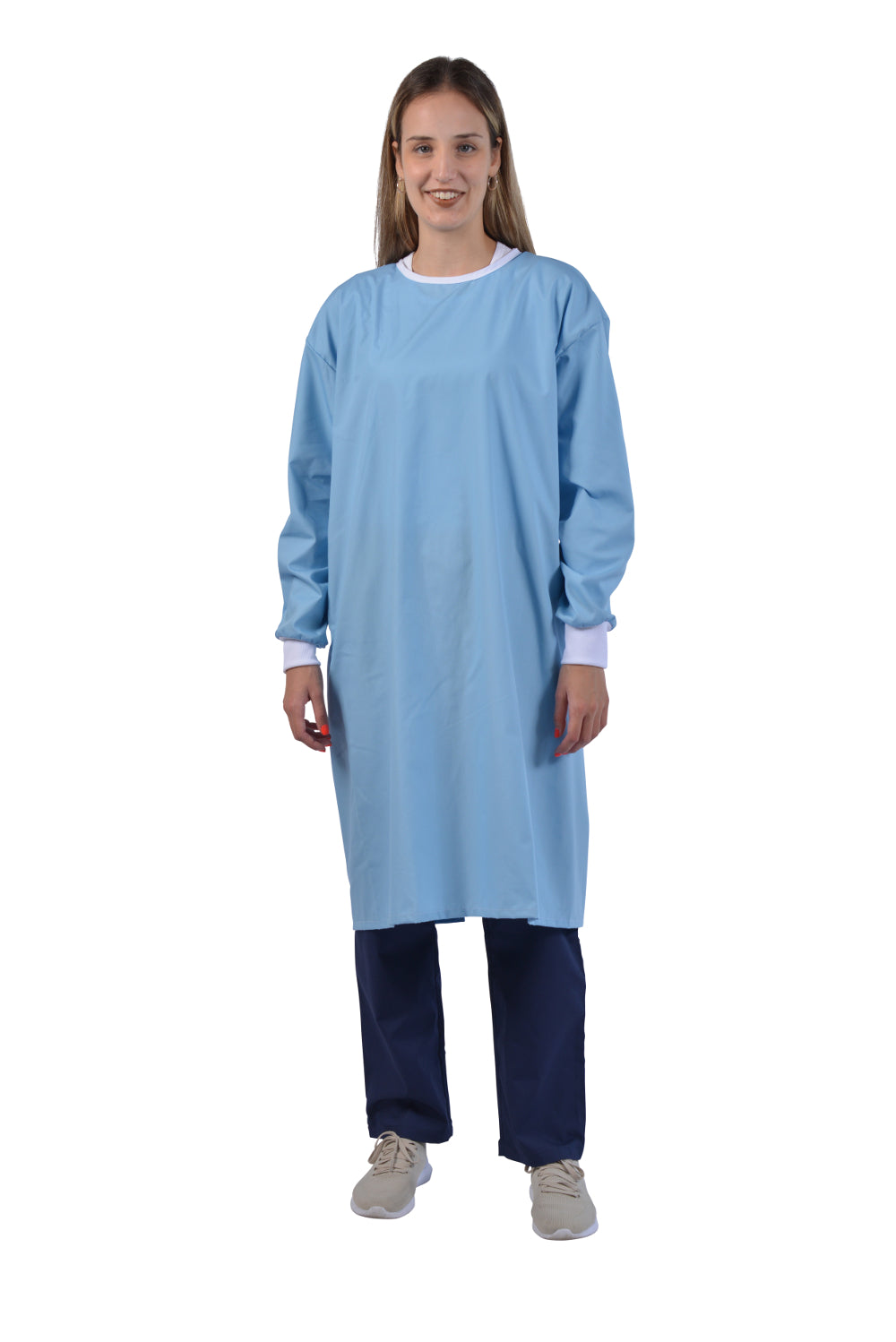 Blue - Avida Core Long Sleeve Gown