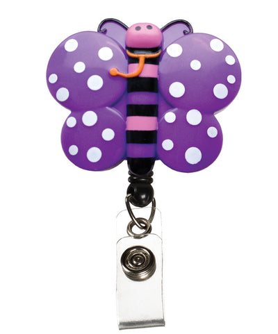 Butterflies - Prestige Medical Deluxe Retracteze ID Holder