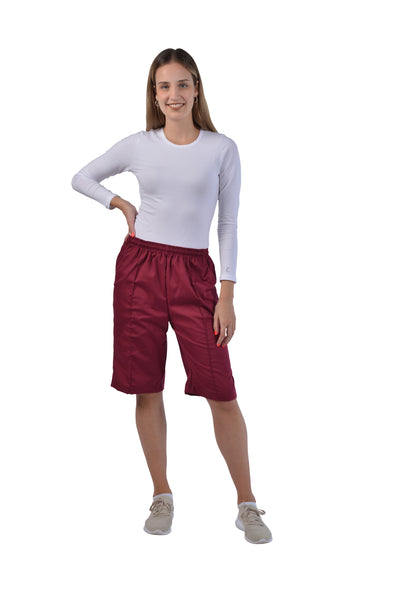 Burgundy - Avida Core Walking Shorts