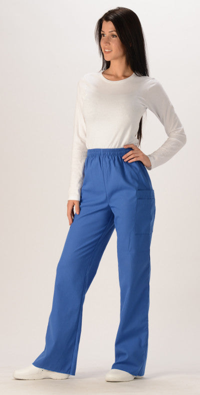 Royal Blue - Avida Contemporary Flare Leg Cargo Pant